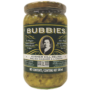Bubbies Pure Kosher Dill Relish