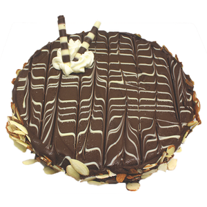 Chocolate Ganache Topped Vanilla Cheesecake