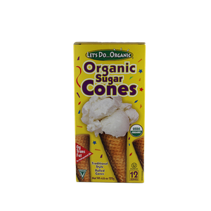 Let's Do... Organic Sugar Cones 12pk