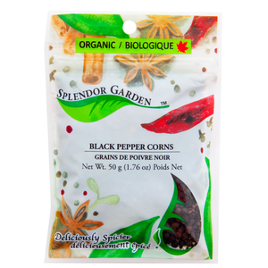 Splendor Garden Organic Black Pepper Corns