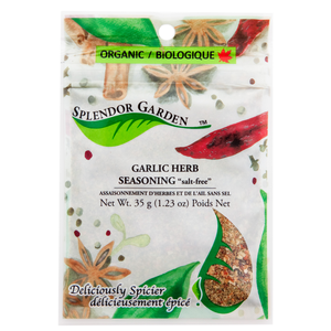 Splendor Garden Organic Garlic Herb Seasoning Sf
