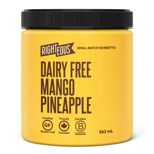 Righteous Dairy Free Mango Pineapple Sorbetto