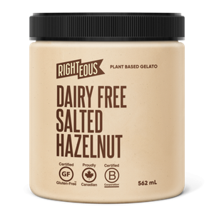 Righteous Dairy Free Salted Hazelnut Gelato