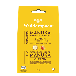 Wedderspoon Organic Manuka Honey Lemon Drops