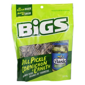 Bigs Sunflower Seeds Vlasic Dill Pickle Flavour