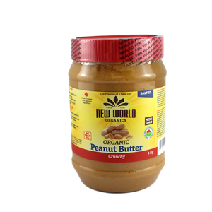 New World Organic Peanut Butter Salted Crunchy