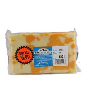Faith Farms Marble Cheddar Cheese