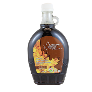 Canadian Heritage Organic Maple Syrup Very Dark