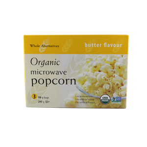 Whole Alternatives Organic Microwave Popcorn Butter