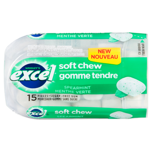 Excel Soft Chew Spearmint Gum