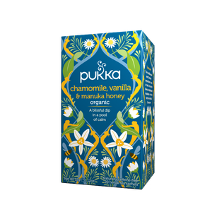 Pukka Organic Chamomile Vanilla & Manuka Honey Tea