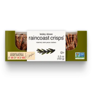 Lesley Stowes Raincoast Crisps Rosemary Raisin Pecan