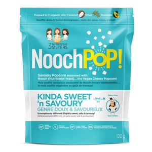 Noochpop Popcorn W/ Nutritional Yeast Kinda Sweet 'N Savoury