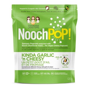 Noochpop Popcorn W/ Nutritional Yeast Kinda Garlic