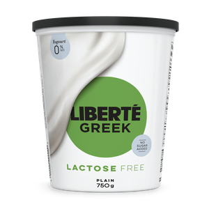 Liberte Greek Lactose Free Nsa Yogourt Plain 0%