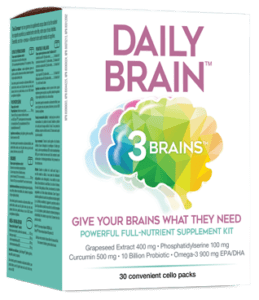 3 Brains Daily Brain Supplement Kit