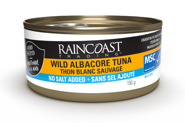 Raincoast Trading Solid White Albacore Tuna No Salt Added