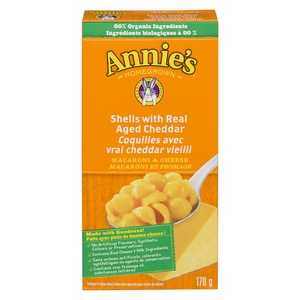 Annies Pasta Shells & Real Aged Cheddar