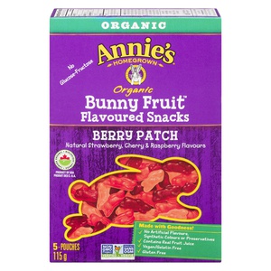 Annies Organic Bunny Fruit Snacks Berry Patch