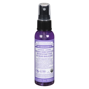 Dr Bronners Organic Hand Sanitzing Spray Lavender