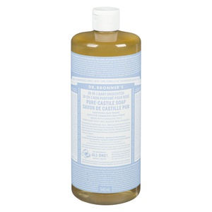 Dr Bronners Baby Unscented Pure-Castile Soap