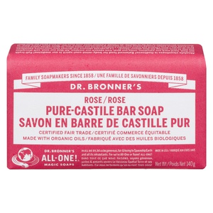 Dr Bronners Rose Hemp Castile Soap