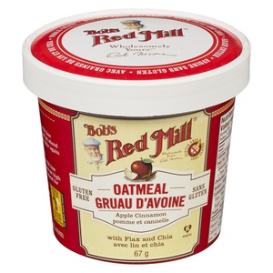 Bobs Red Mill Instant Oatmeal Apple Cinnamon