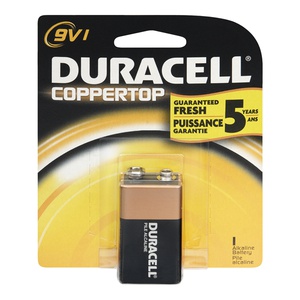 Duracell 9v1 Battery