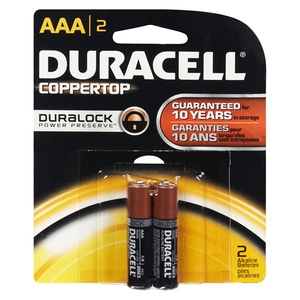 Duracell Coppertop Batteries Aaa