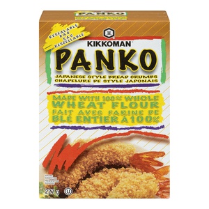 Kikkoman Panko Bread Crumbs W/ 100% Whole Wheat Flour