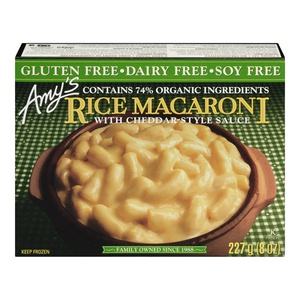 Amys Rice Macaroni & Cheddar Style Sauce Dairy & Gluten Free