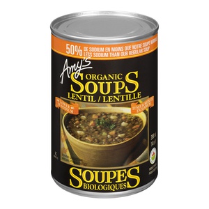 Amys Organic Soup Lentil Less Sodium
