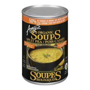 Amys Organic Soup Split Pea 50% Less Sodium