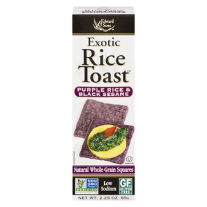 Edward & Sons Exotic Rice Toast Purple Rice & Black Sesame
