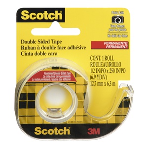 Scotch Double Sided Tape 1/2"