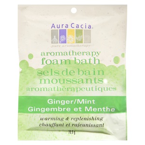 Aura Cacia Aromatherapy Foam Bath Ginger Mint