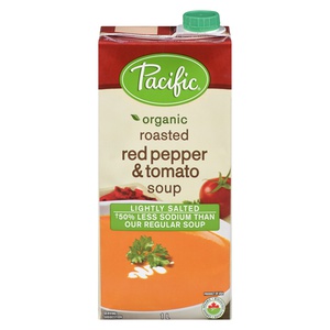 Pacific Foods Organic Lightly Salted RSTD Pepper&tomato Soup