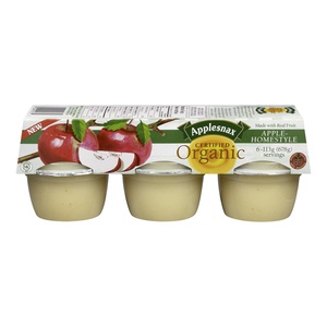 Applesnax Organic Homestyle Apple Sauce