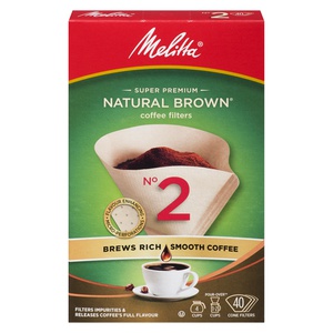Melitta Natural Brown #2 Filters