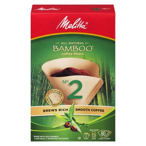 Melitta Bamboo Coffee Filters N0 2