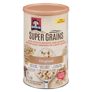Quaker Super Grains Oat Hot Cereal W/ Flax & Quinoa Original