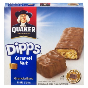 Quaker Dipps Bar Caramel Nut