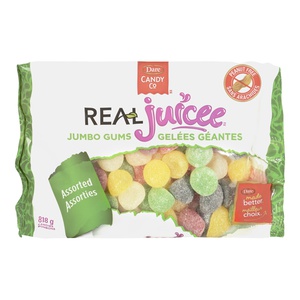 Dare Candy Co Real Juicee Jumbo Gums Assorted