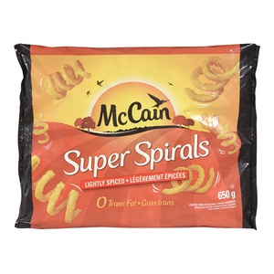 McCain Super Spirals Seasoned