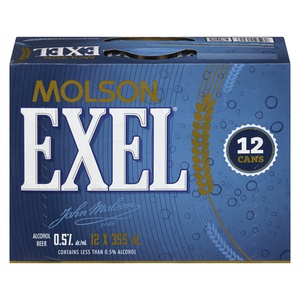 Molson Exel 0.5% Alcohol Beer