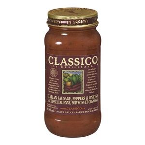 Classico Sauce Italian Sausage Pepper Onion