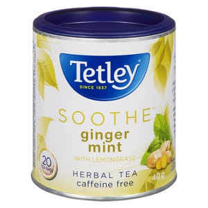 Tetley Soothe Ginger Mint Herbal Tea