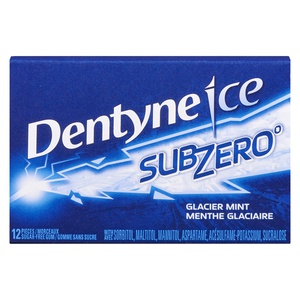 Dentyne Sub Zero Glacier Mint