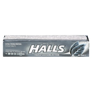 Halls Extra Strong Menthol Cough Tables