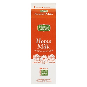 Island Farms Homo Milk 3.25% CTN